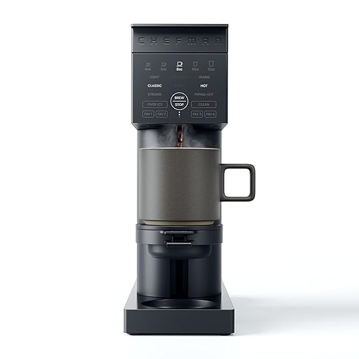 Chefman Single Serve Coffee Maker Works with K-Cup &amp Grounds