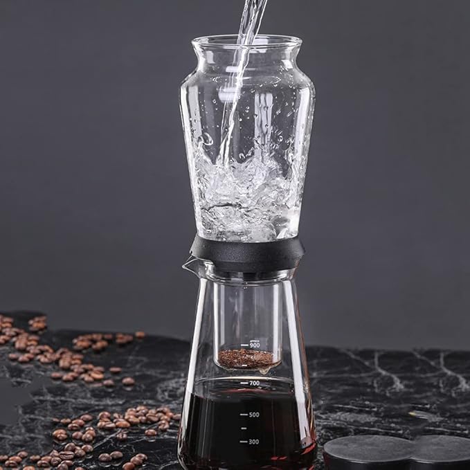 Beverage Equipment Multifunctional Cold Brew Coffee Maker Borosilicate Glass Carafe 300ML Iced Drip Coffee Maker for Home Family Office Siphon Coffee Maker