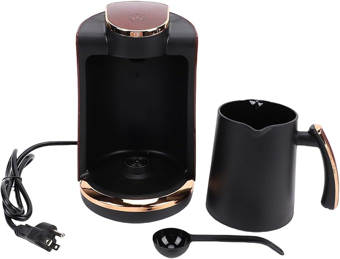 FOSA Turkish Coffee Maker 550W 250ML Single Cup Turkish Coffee Machine Electric Greek Coffee Maker Machine with Cup for Home Hot Beverage Brewing