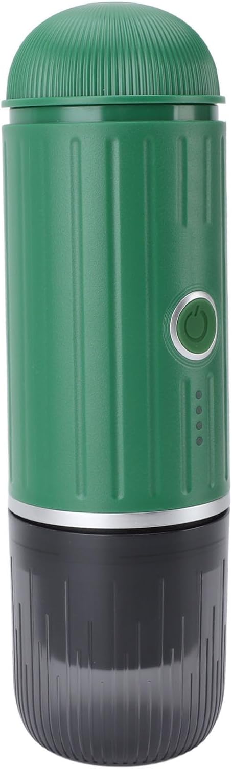 Haofy Portable Coffee Maker 19 Bar Pressure High Oil Extraction Mini Coffee Machine for Home Travel Office (Green)