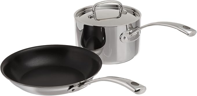 Cuisinart French Classic 10 Nonstick Skillet &amp 3-Qt.Saucepan with Lid