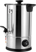 Commercial Grade 8L/2.11Gal Coffee UrnStainless Steel Coffee Maker With Faucet and filterAutomatic Coffee BrewingThermostable Design Hot Water Urn For Cafes Offices OutdoorEtc