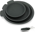 Silicone Pan Protectors (Include 81012) Set Of 3Frying Pans Protectors For Stacking Non Stick And Protecting Your fry pan Compatible with Hexclad Cookware Set Tfal Nonstick Frying Pans &ampMo