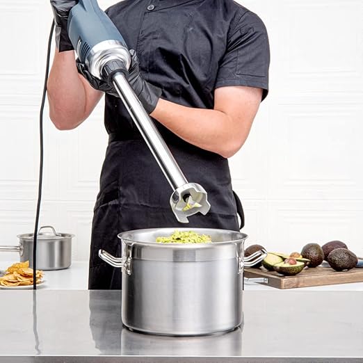 Restaurantware ATTACHMENT ONLY: Hi Tek 21 Inch Immersion Blender Attachment 1 Dishwashable Blending Shaft - Blender Sold Separately Durable Stainless Steel Blender Attachment