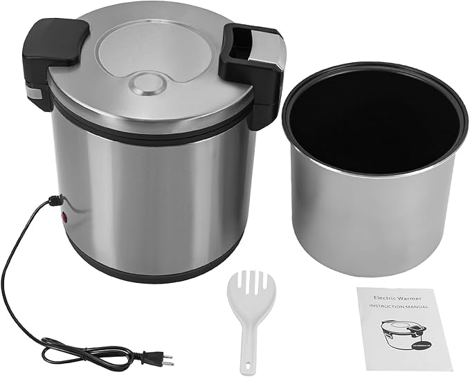 Commercial-Grade Electric Rice Warmer Food Warm with Rice Spoon Rice Warmer with Warm Function For Restaurant Party Family 23L 130 Cup Cooked