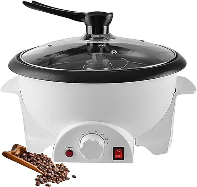 Commercial Coffee Roaster Electric Coffee Maker Machine 750g Household Coffee Roaster Baker Coffee Bean Burner Machine Baking Coffee Beans Tea Cereals Sesame Raw Beans - 1200w