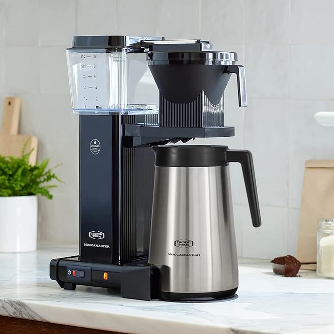Technivorm Moccamaster 79314 KBGT thermal Carafe 10-Cup Coffee Maker 40 Ounce Black 1.25l