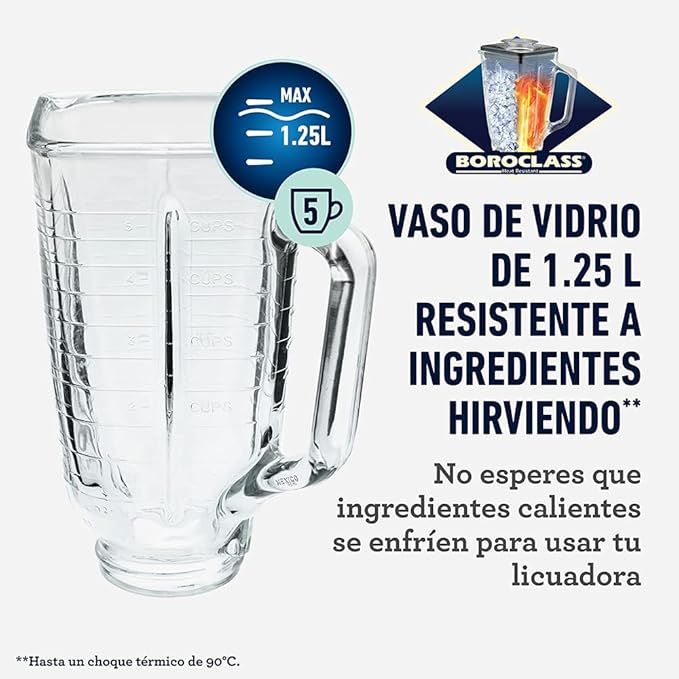 Oster Original 3 Speed Chrome Blender 6 Times more Durable Motor 10 Times Stronger 5 Cup Glass Jar