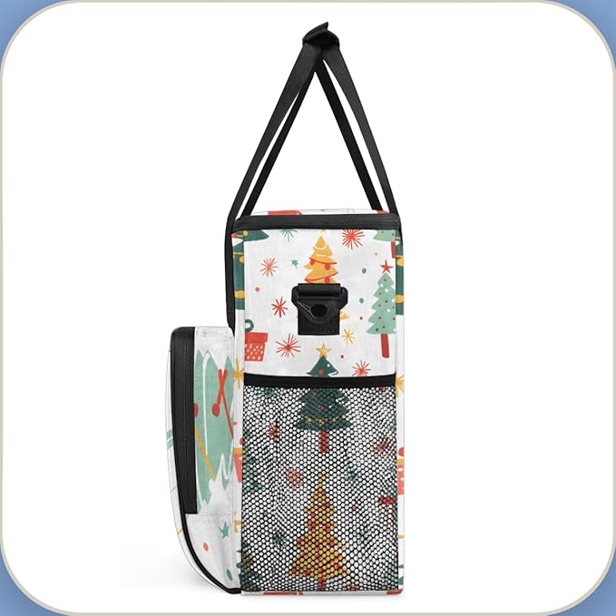 Graffiti Tree Coffee Maker Carrying Bag Christmas Gift Travel Storage Bag Compatible with K-Mini or K-Mini Plus Single Serve Coffee Brewer Carrying Case with Multiple Pockets &amp Shoulder Strap
