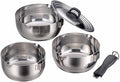 Detachable Sleeve Palm Pan 3 Pcs Set Unisex with Lid 31879