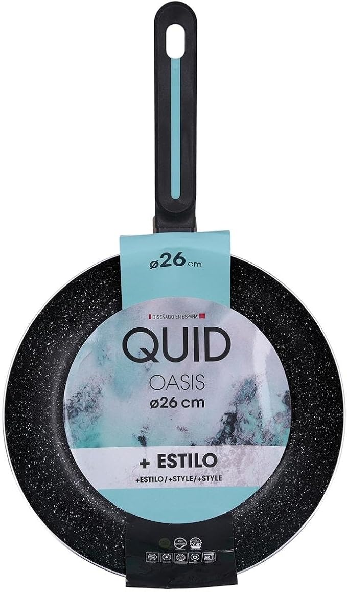 Quid 5427045 Frying Pans Aluminium Black/White