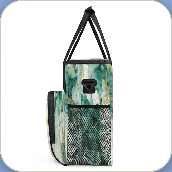 Marble Texture Coffee Maker Travel Bag for K-Mini or K-Mini Plus Single Serve Coffee Brewer Portable Storage Tote Case for Tarvel