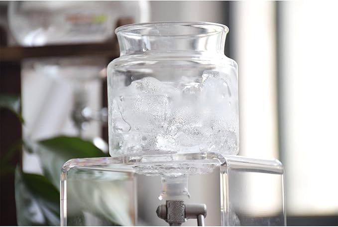 Iced Cold Brew Dripper Coffee Cold Brew Coffee Maker Espresso Coffee Drip Pot Glass Coffee Percolator Pour Over Coffee Tools for Barista 780ML