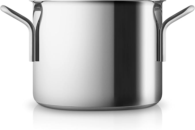 Eva Trio | Stainless Steel 5pcs. Cookware set 1.1 l 2.2 l 3.6 l 4.8 l &amp pasta insert | Complete set of pots and included pasta insert to meet all your everyday cooking needs