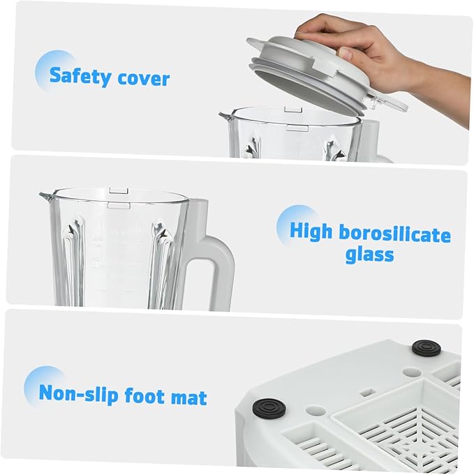 110v Juicer Blender Combo High Speed Blender Countertop for Kitchen Electric Us Plug Fruit Juicer