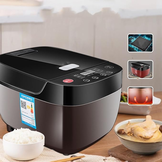 3L Smart Preset Rice Cooker Automatic Keep Warm Compact and Portable Large Capacity Non-stick Inner Pot