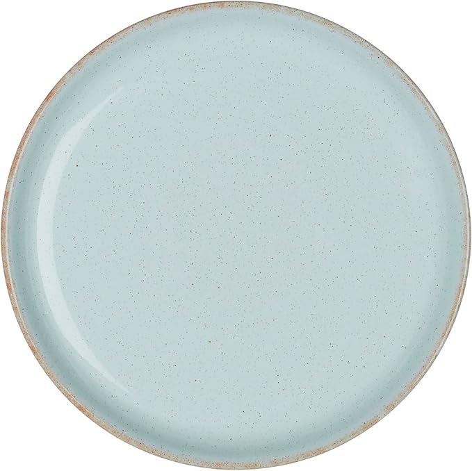 Denby - Heritage Pavillion Medium Plate - 8.25in Blue Scratch &amp Chip Resistant Dinner Lunch Salad Plate For Everyday Use - Ceramic Stoneware Tableware Dish - Dishwasher &amp Microwave Safe