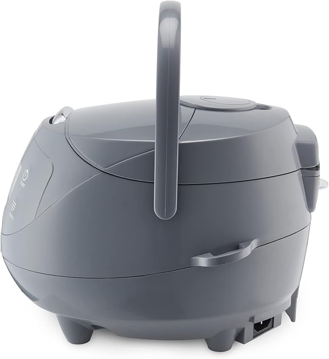 Yum Asia Panda Mini Rice Cooker With Ninja Ceramic Bowl and Advanced Fuzzy Logic (3.5 cup 0.63 litre) 4 Rice Cooking Functions 4 Multicooker functions Digital LED display - 120V