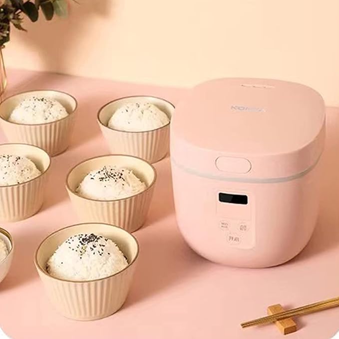Mini Rice Cooker 2L Intelligent Temperature Control Non-Stick Cooker For 1-3 People Easy-To-Operate Rice Cooker (#1) (#3)