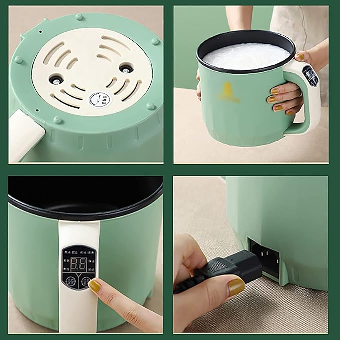 Household Electric Rice Cooker Household Multifunctional All-in-one Rice Cooker/Frying Pan/Wok/Soup Pot Steam Healthy Food Vegetables(Style 1)