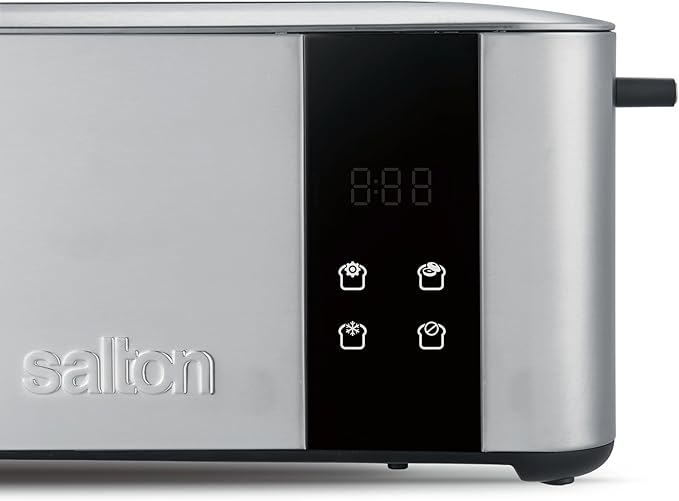Salton Stainless Steel Digital Countdown Toaster – 2 Slice