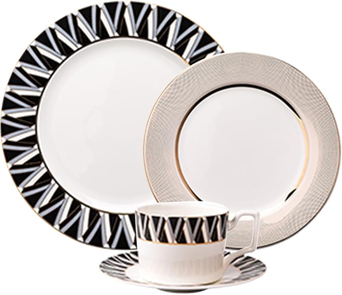 24-piece dinnerware sets dishes set for 6 porcelain dinnerware set bone china dinnerware set wedding family gathering hotel banquet Gift for mom
