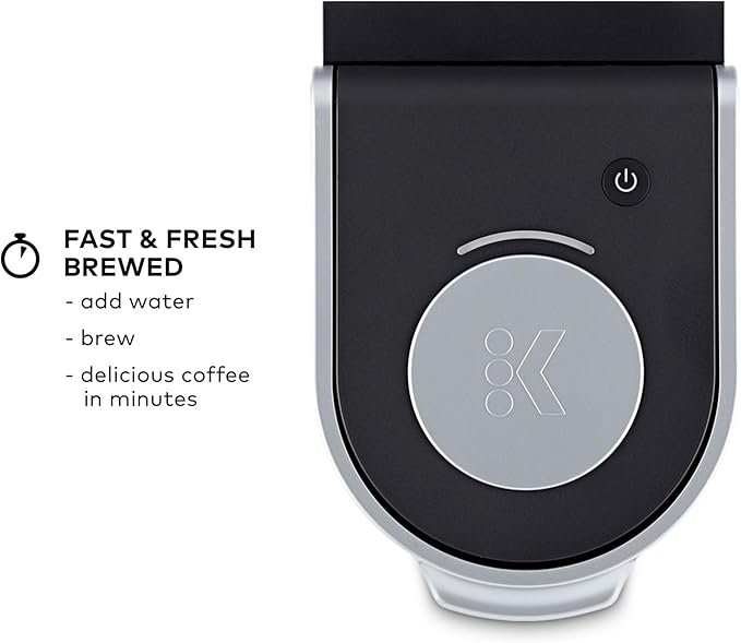 Keurig K-Mini Single Serve K-Cup Pod Coffee Maker 6 to 12oz Brew size with Cord Storage Perfect for Small Spaces Black