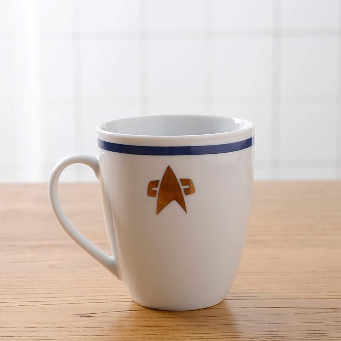 Star Trek The Next Generation Porcelain 16 Piece Dinner Set Includes Plates Bowls and Cups