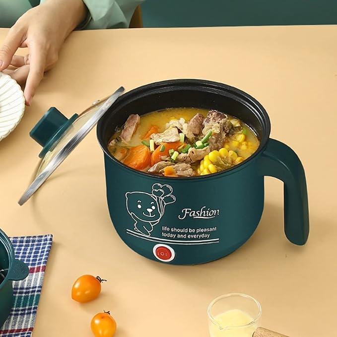 Rice Cooker - Rice Cooker With Steamer Basket Mini Multi-function Rice Cooker 1.8L Non-stick Single Layer Rice Cooker 220V Mini Multi-function Rice Cooker - Green