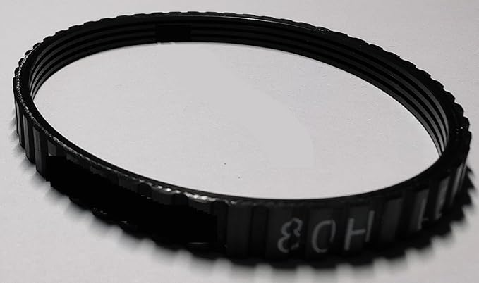 OEM Quality for Bando Massage Chair Engine Generator Motor Drive Belts Repair Parts 80H 140H 125J 118H(125J3 (Black))