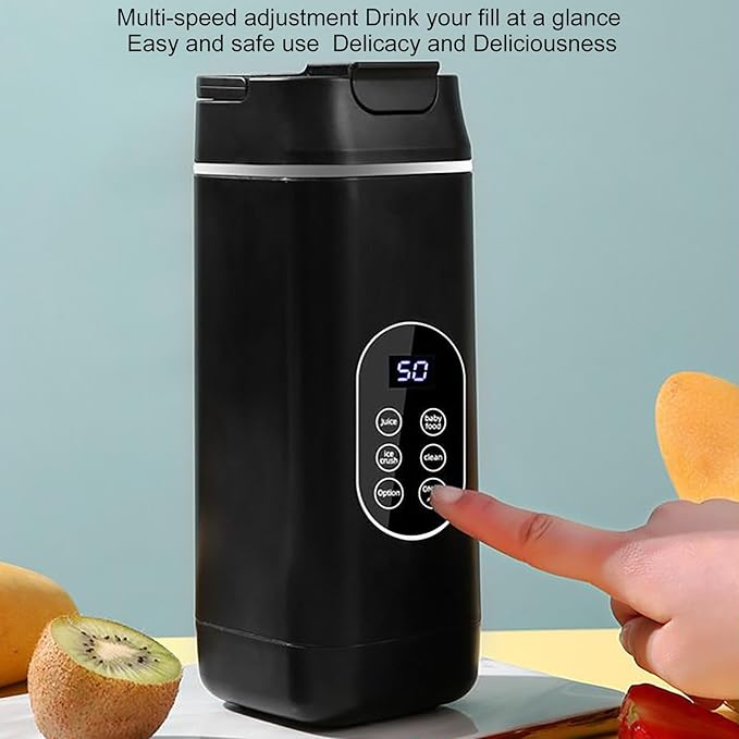 Portable Blender Rechargeable USB – Travel Kitchen Gadgets Drinks Maker Summer Home Sport Juice Commercial Shakes Coffee Table | Drinks Maker Summer Home Sport Juice Commercial Shakes Coffee Table B