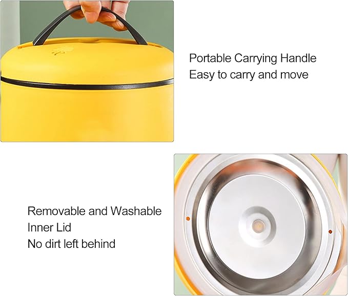 Rice Cooker 2L Non Stick 450W Small Portable Rice Cooker for 1-3 People One Key Operation Easy to Multifunction Travel Rice Maker for Grains Oats Oatmeal