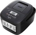 Panasonic SR-FE101-K Rice Cooker 5.5 Cup 2-Tier IH Simple Design Binchotan Pot