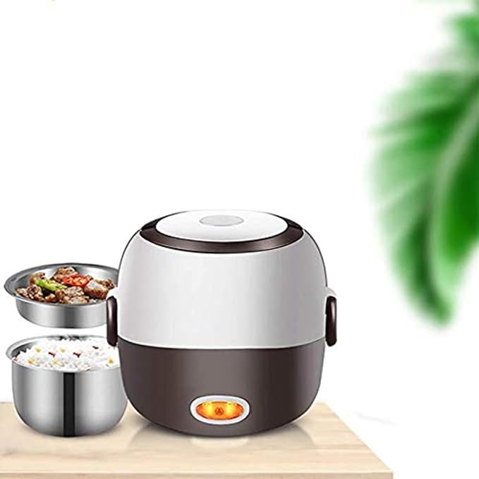 Electric Lunch Box Portable Multifunction Mini Cooker1.2L Food Heated Steamer Rice Cooker Egg Steamer