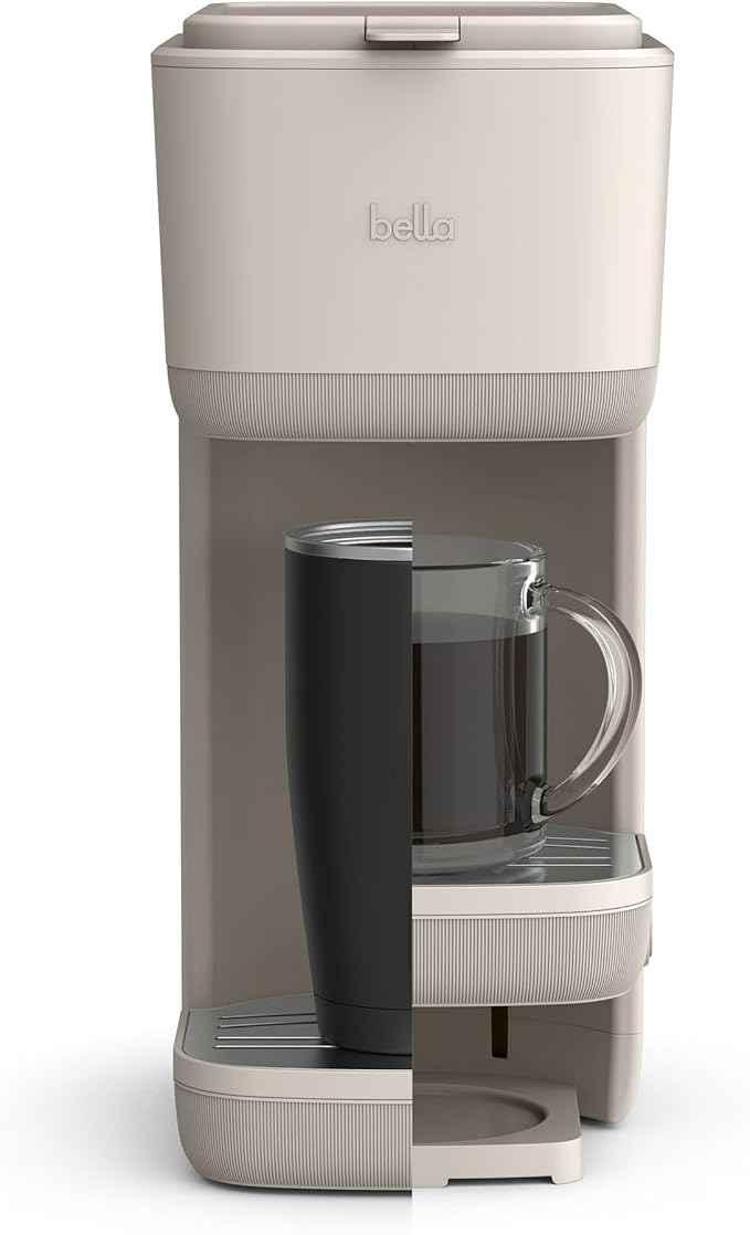 IT'S BRAZILIAN bella Single-Serve Coffee Maker Oatmilk