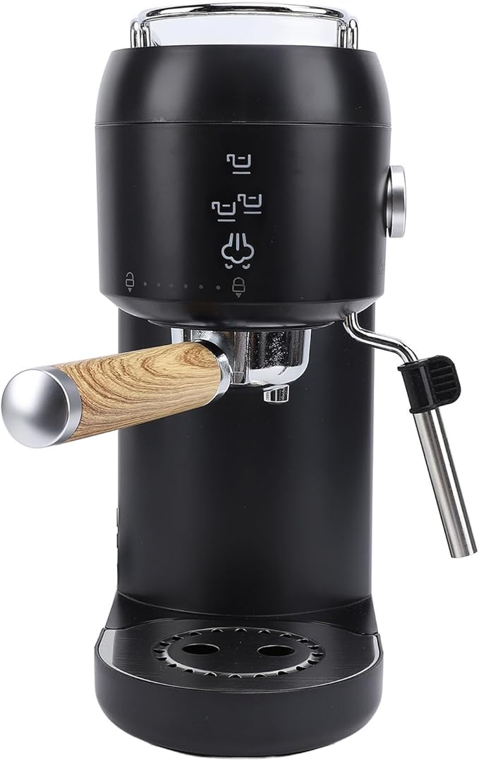 Espresso Machine 20 Bar 1400W Professional Espresso Maker Compact Espresso Coffee Machine with Milk Frother Steam Wand for Home Cappuccino Latte Maker (US Plug 110V)