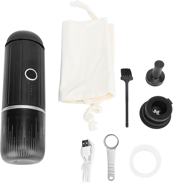 Portable Coffee Machine Electric Heating Travel Coffee Maker Camping Hiking