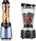 La Reveuse 300W Personal Size Blender (Light Blue) + La Reveuse 250W Personal Size Blender (Black)
