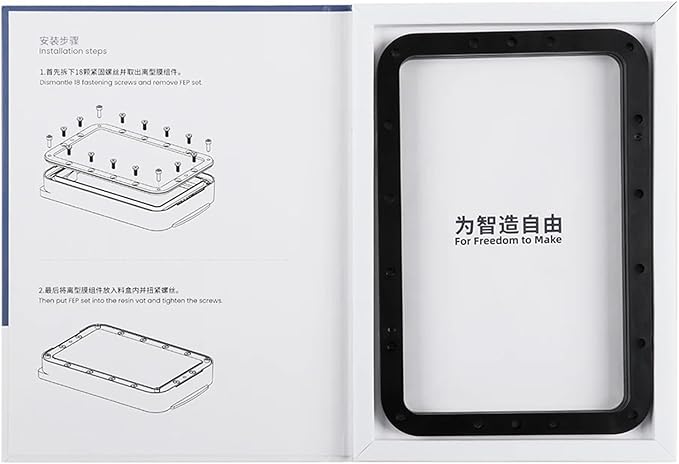 for ANYCUBIC Original FEP Film Set 3D Printer Accessory for Photon Mono 2 for Photon Mono 4 for Photon Mono 4 Ultra LCD Printer(5pcs)