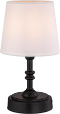 O’Bright Seraph mini – Cordless LED Table Lamp with Dimmer Built-in Rechargeable Battery 3-Level Brightness Patio Table Lamp Bedside Night Lamp Ambient Light for Restaurant Black
