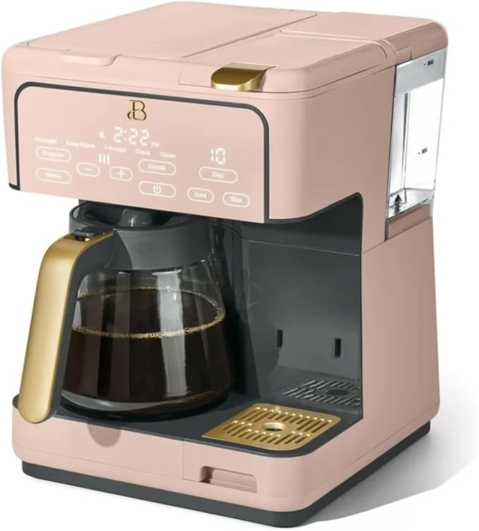 Multi-Brew Coffee Maker 12-Cup Carafe + Single-Serve Pods or Grounds Over Ice Touch Display by Drew Barrymoree.