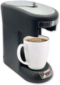 Café Valet Single Serve Coffee Maker Brews 10 Ounces of Coffee or Hot Water Compatible with Café Valet Coffee Packs