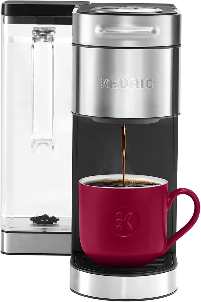 Keurig K-Supreme Plus Single Serve K-Cup Pod Coffee Maker MultiStream Technology Customizable Strength and Temperature Settings Programmable 78oz Removable Reservoir Stainless Steel