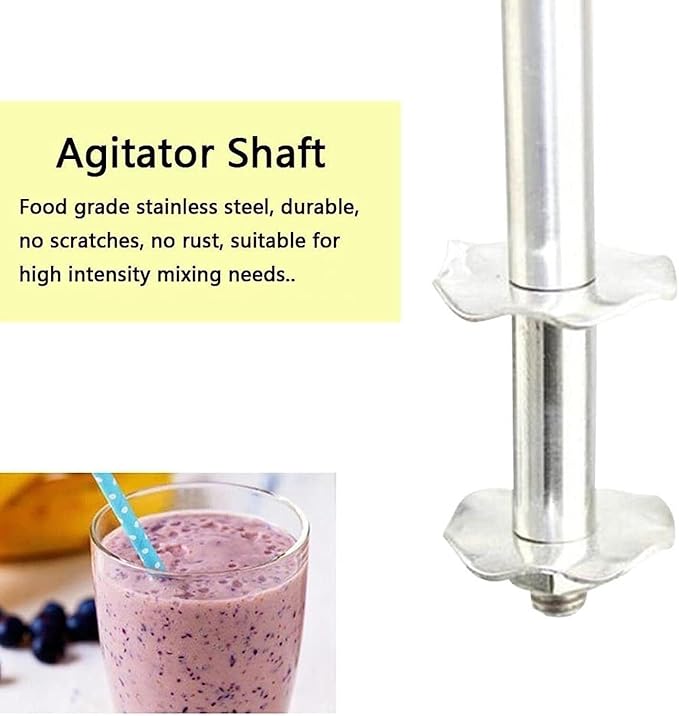 Milkshake Machine Electric Stainless Steel Smoothie Blender Maker Milk Ice Cream Mixerwith 750Ml Cup for Frappe Juices