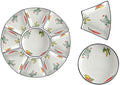 Ceramics Dinner Set Kitchen And Dining Service Luxurious Dinnerware Full Service Set Bpa-Free Dishwasher Safe Plates And Bowls Set For Picnic Rv Use Creativity Villa