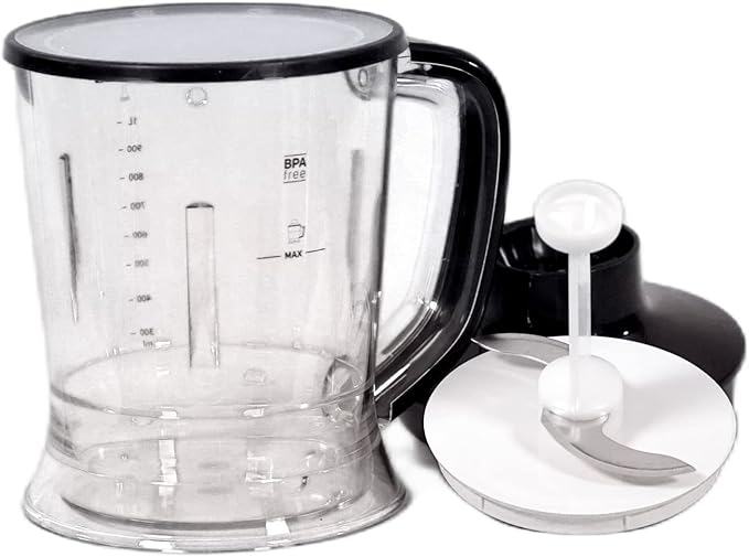 Solac Professional 1000W* Stainless Steel Hand Blender w/Accessories KitStandardSJK-1172