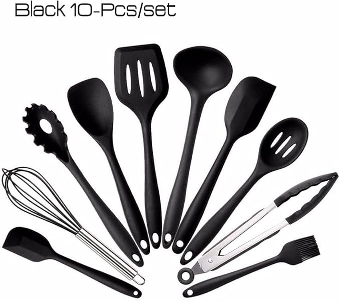 Lustar Kitchen Utensils Cookware Set Including 10 Non-Stick Cookware