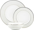 Lenox 3-Piece Place Setting Opal InnocenceWhite/Silver