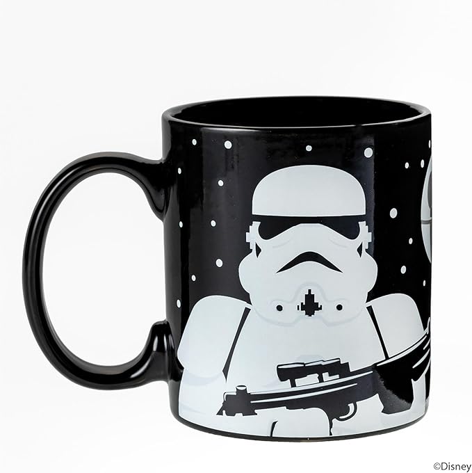 Star Wars Darth Vader &amp Stormtrooper Coffee Maker Set – Single Cup Coffee Maker with Mugs – Perfect for Mornings Movie Nights &amp Fan Kitchens