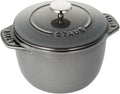 staub La Cocotte de GOHAN 40509-702 La Cocotte de Gohan Gray S 40509-702 Rice Pot 1 Piece Cast Iron Pot Rice Cooker
